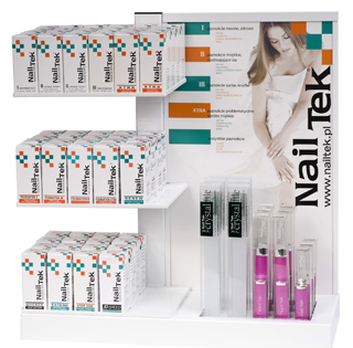 Nail Tek Therapy Salon Merchandiser